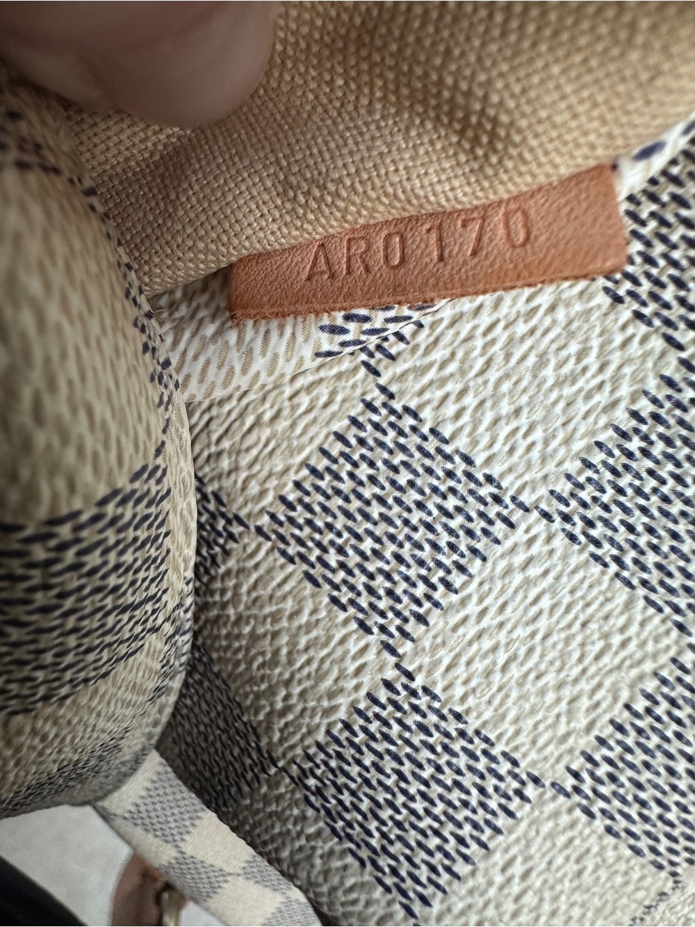 Louis Vuitton Totally MM Damier Azur Tote Bag w/ Padlock & Key - Picture 6 of 16